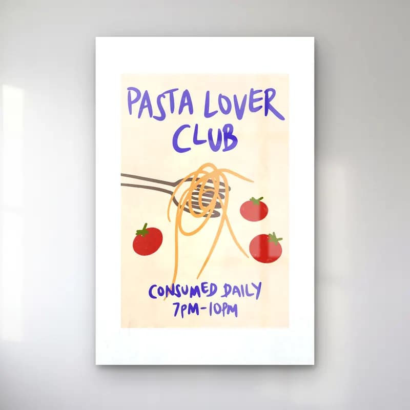 Vintage Poster Makarna No. 7 cam tablo — Vintage Poster Makarna No. 7 — vintage poster makarna