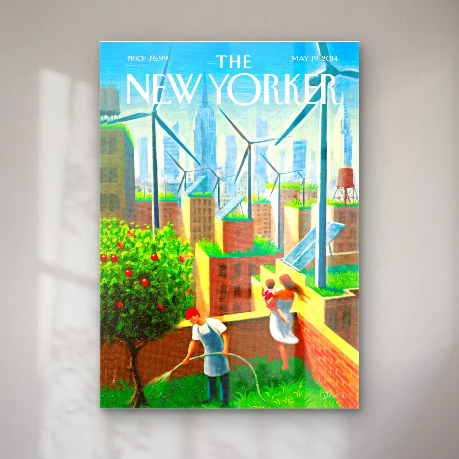 Vintage Poster New York Silüeti cam tablo — Vintage Poster New York Silüeti — vintage poster new york silüeti