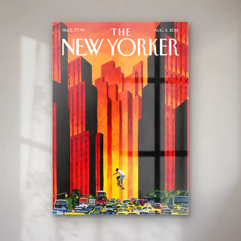 Vintage Poster New York Silüeti No. 11 cam tablo — Vintage Poster New York Silüeti No. 11 — vintage poster new york silüeti