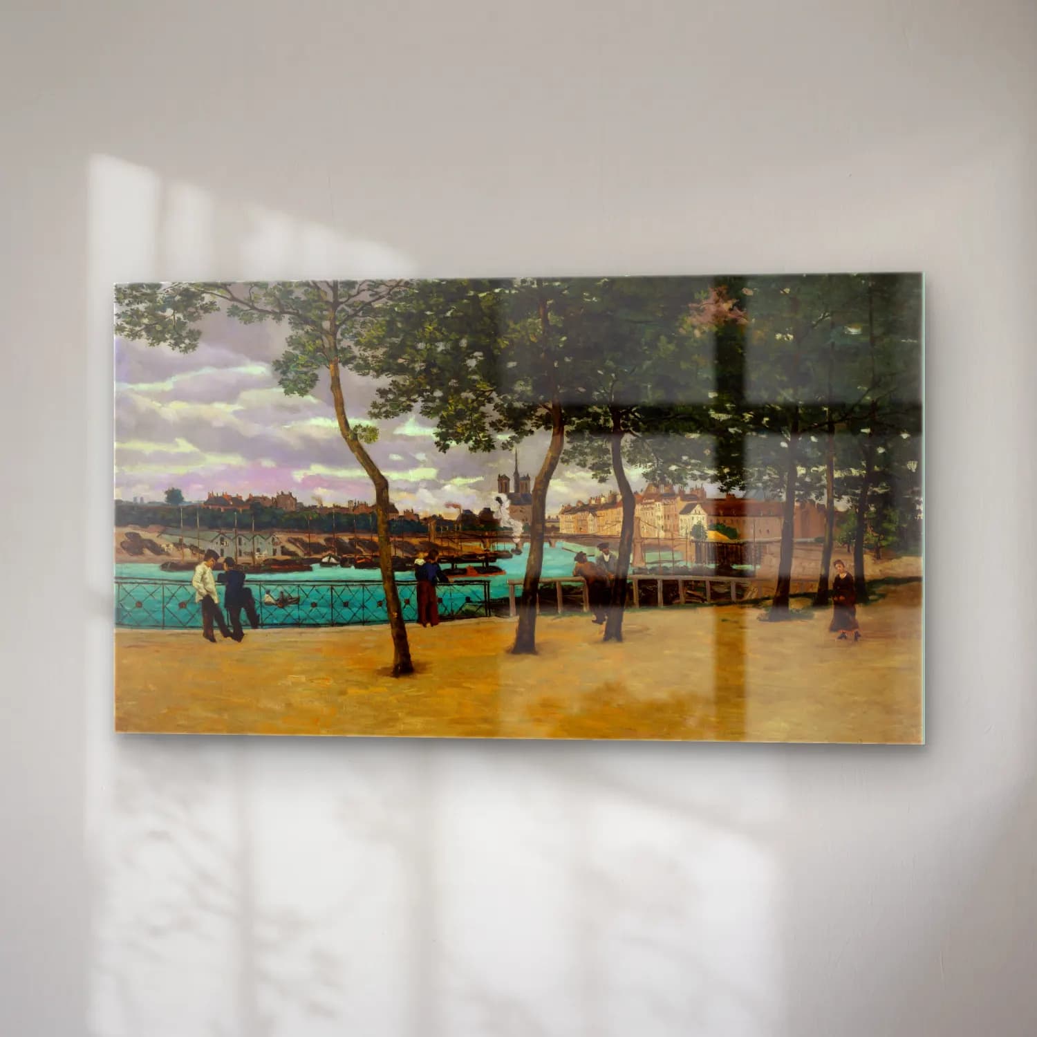 Armand Guillaumin – View of the Seine, Paris cam tablo — sağ açıdan görünüm