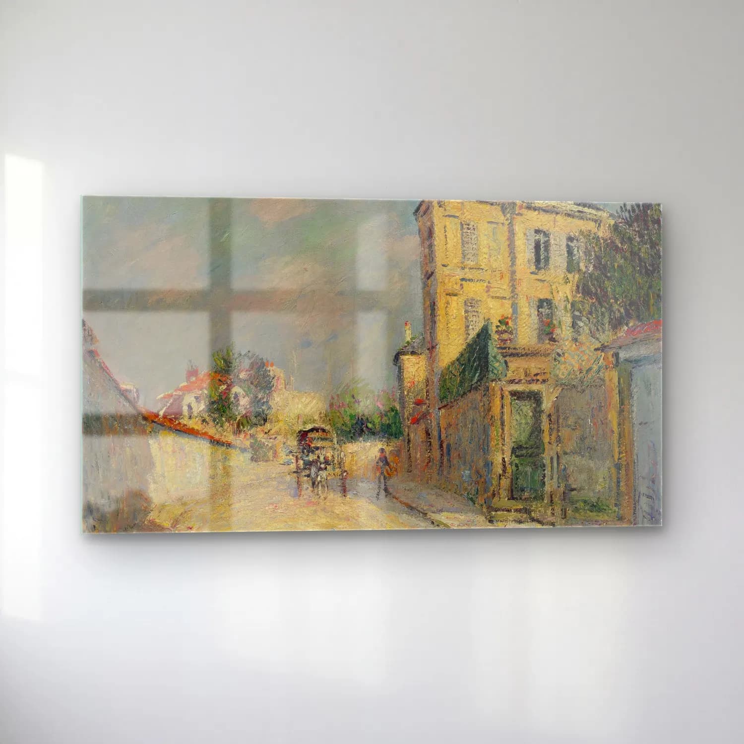 Gustave Loiseau – Environs de Paris cam tablo — sol açıdan görünüm