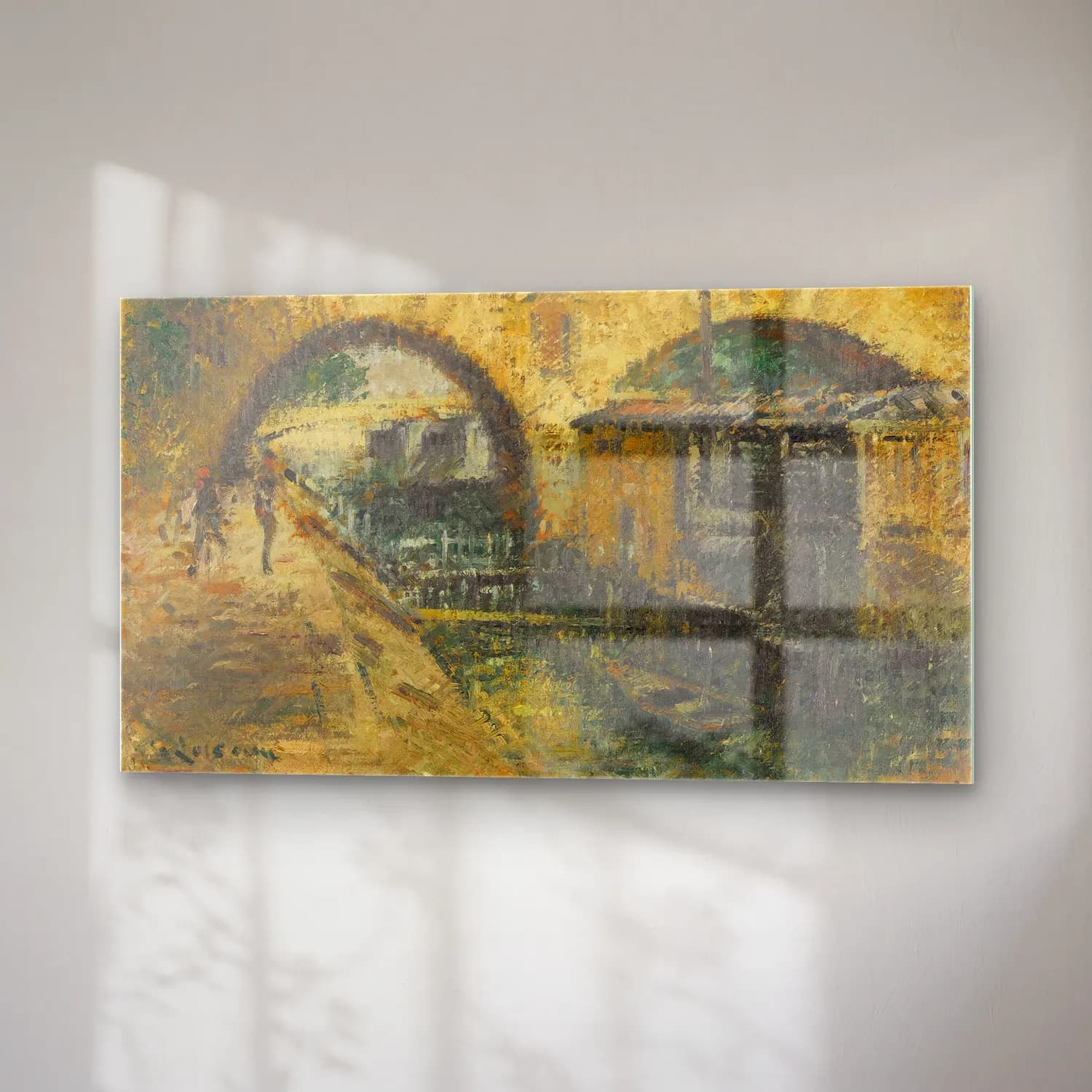 Gustave Loiseau – Pont Marie, Paris cam tablo — sağ açıdan görünüm