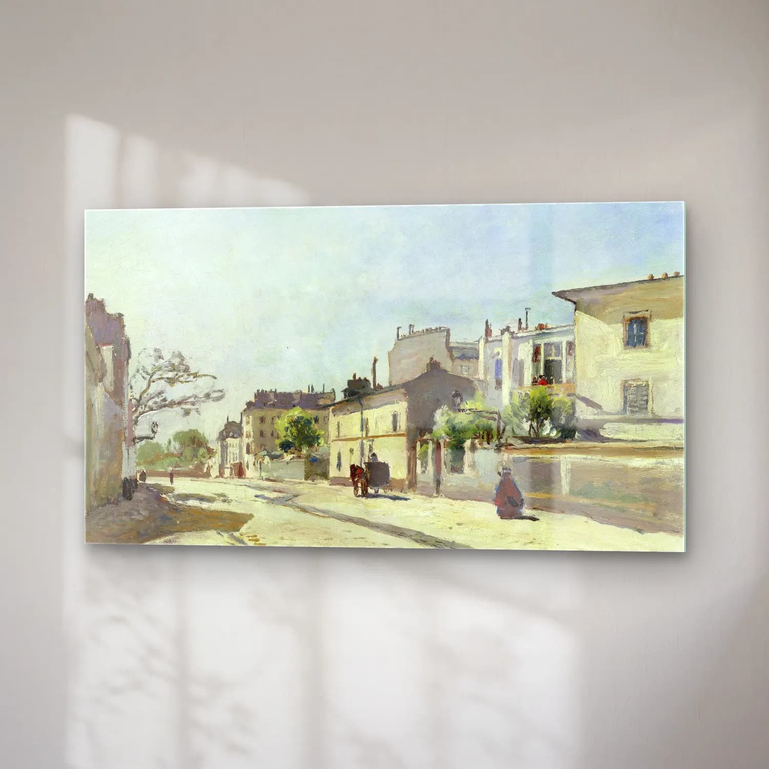 Johan Barthold Jongkind – Rue Nôtre-Dame, Paris cam tablo — sağ açıdan görünüm