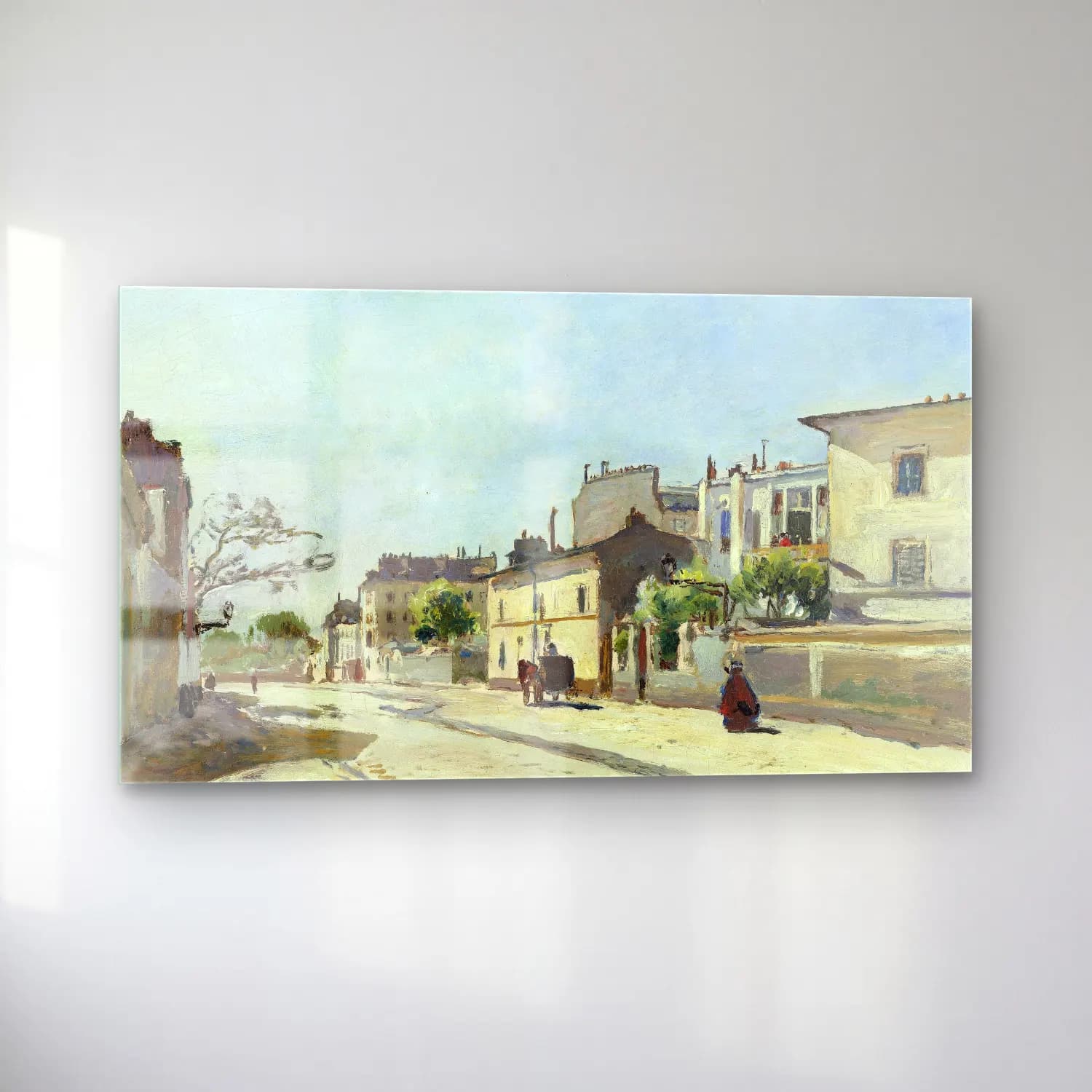 Johan Barthold Jongkind – Rue Nôtre-Dame, Paris cam tablo — sol açıdan görünüm