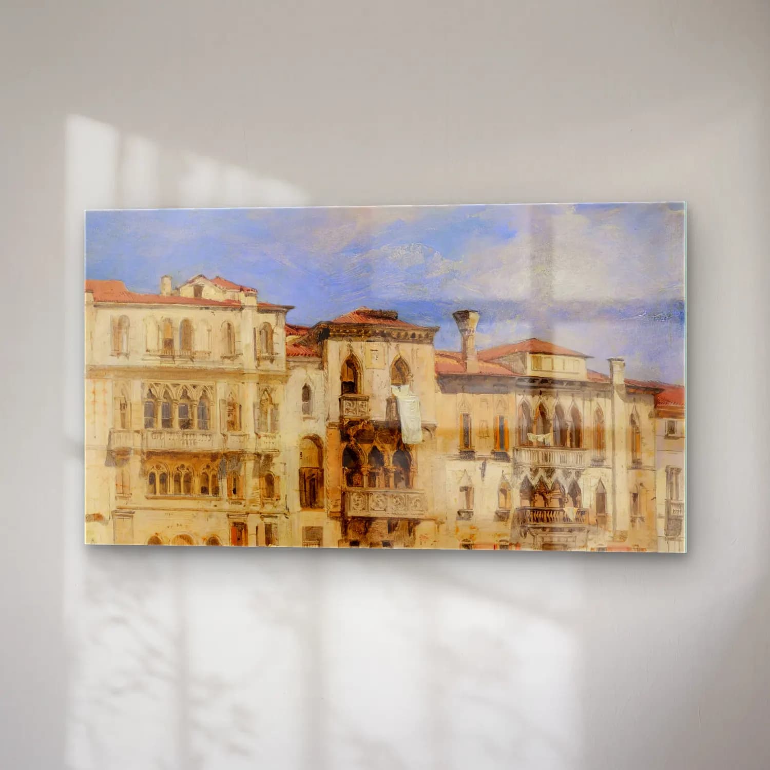 Richard Parkes Bonington – The Palazzi Manolesso-Ferro, Venice cam tablo — sağ açıdan görünüm
