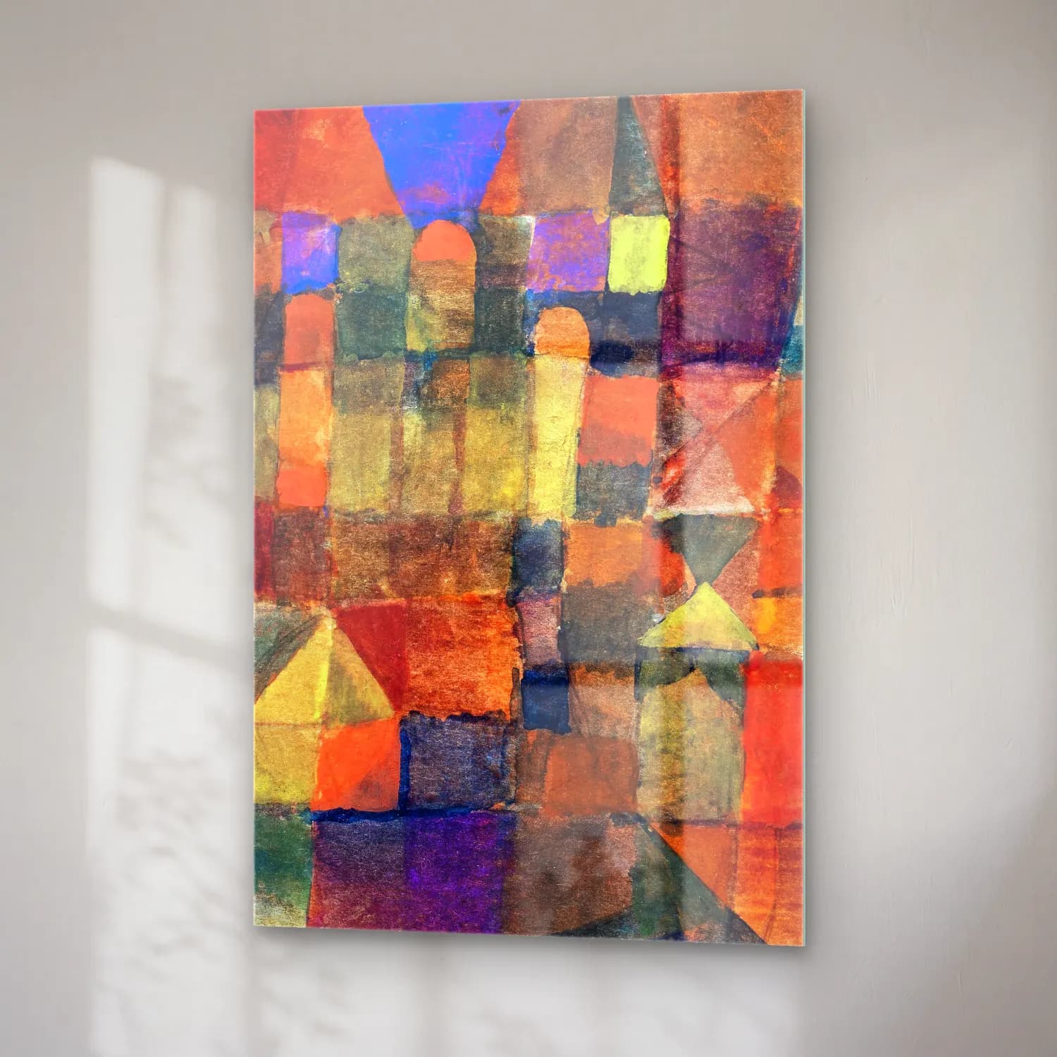 Paul Klee – City with the three domes cam tablo — sağ açıdan görünüm