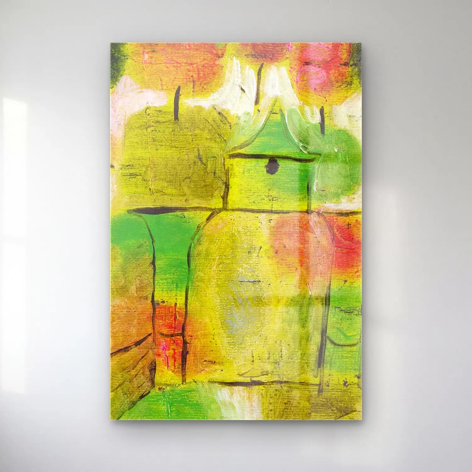 Paul Klee – Baum und Architektur–Rhythmen (Tree and… cam tablo — Paul Klee – Baum und Architektur–Rhythmen (Tree and… — modern soyut soyut formlar