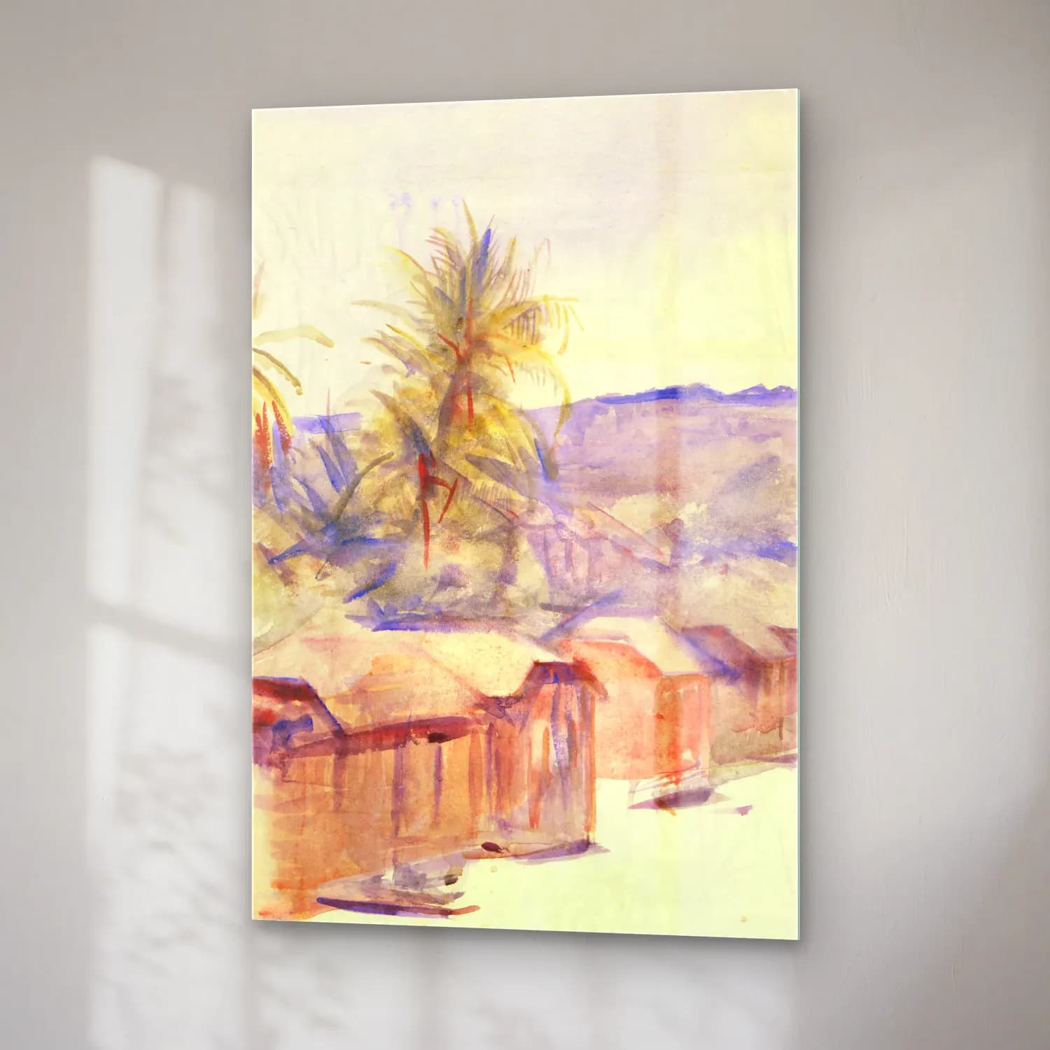 Abbott Handerson Thayer – Village Street, Dominica cam tablo — sağ açıdan görünüm