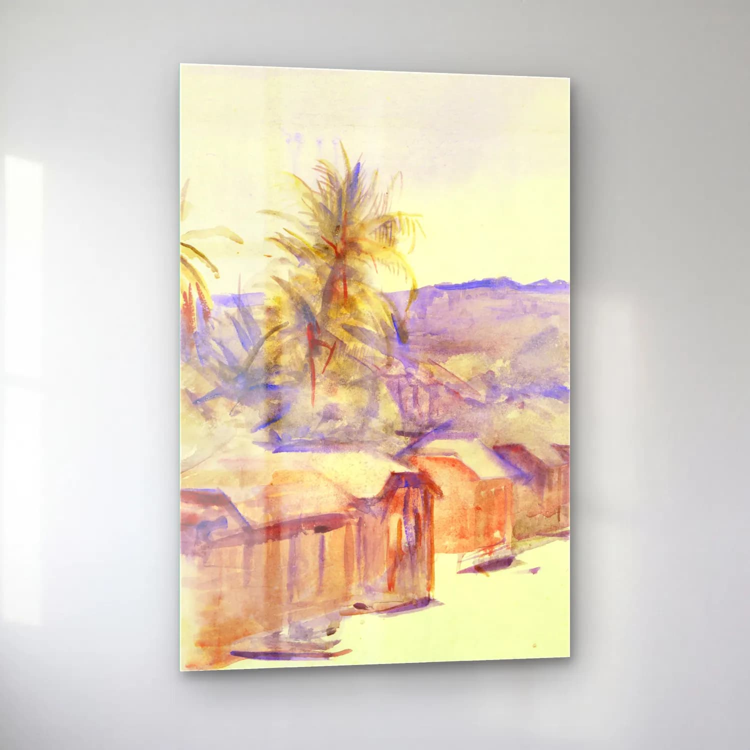 Abbott Handerson Thayer – Village Street, Dominica cam tablo — sol açıdan görünüm