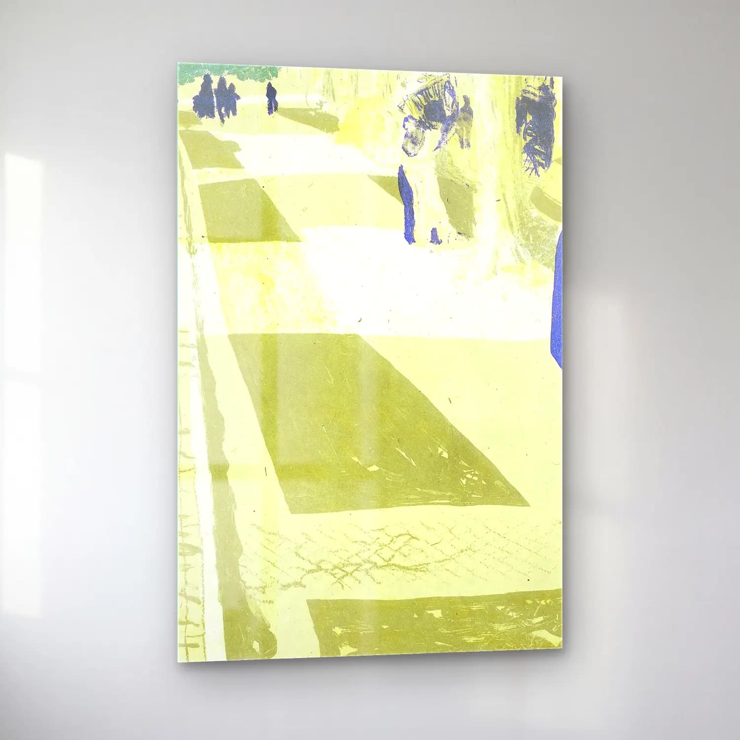 Édouard Vuillard – Kalabalık Cadde cam tablo — sol açıdan görünüm