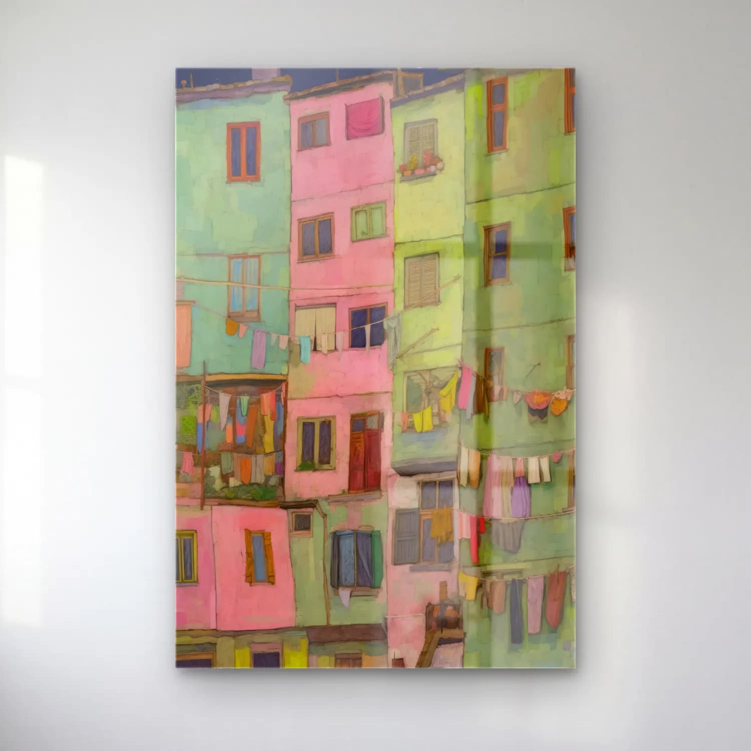 Pastel İstanbul cam tablo — Pastel İstanbul — pastel i̇stanbul