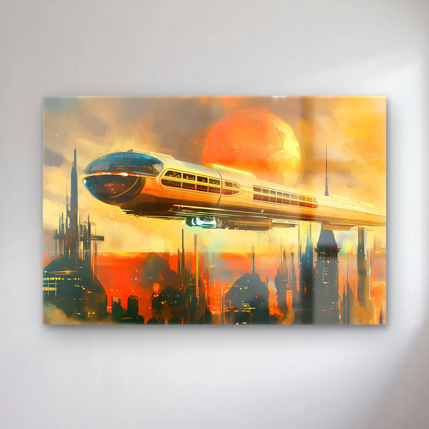 Vintage Tren cam tablo — Vintage Tren — vintage tren
