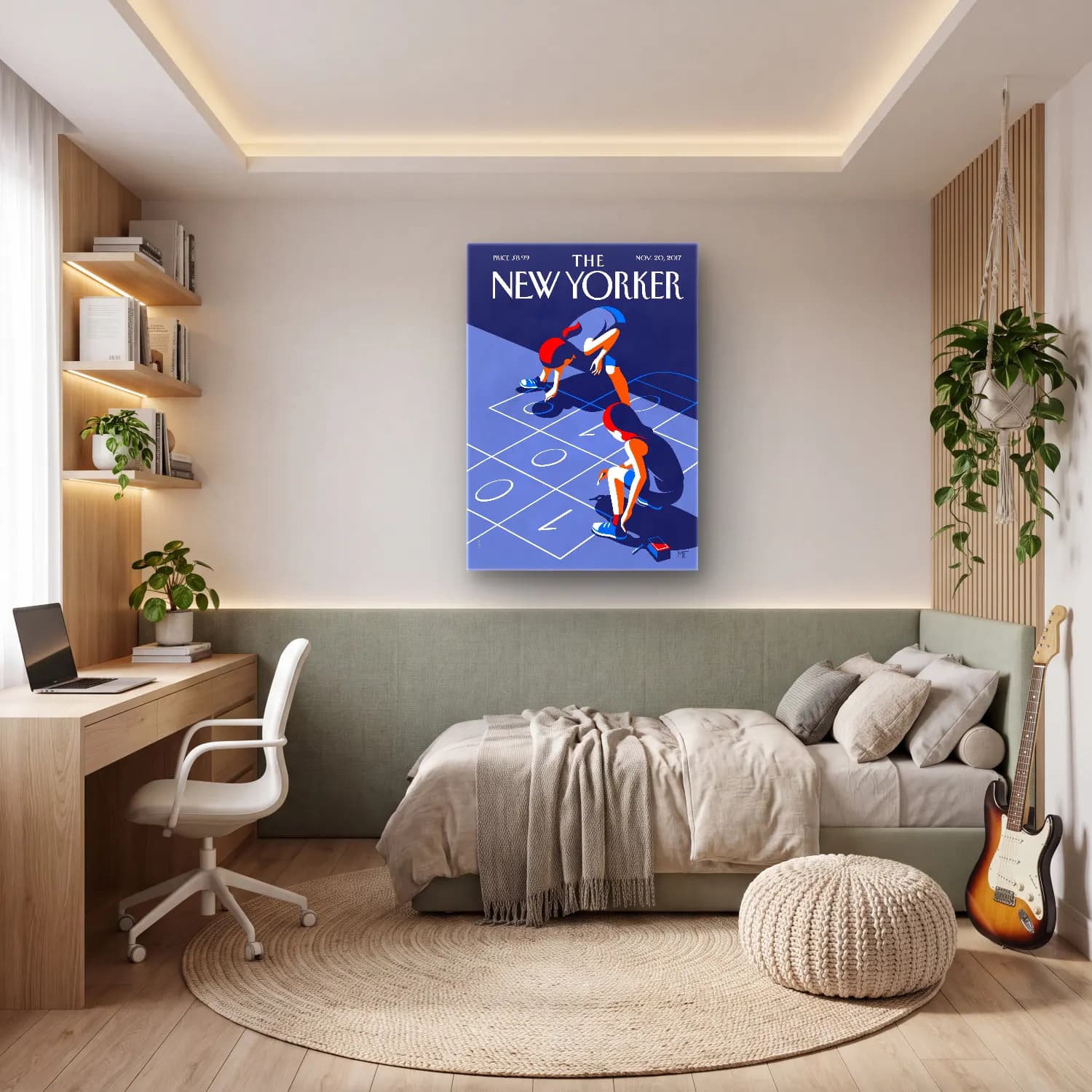 Vintage Poster Tenis cam tablo — genç odasında