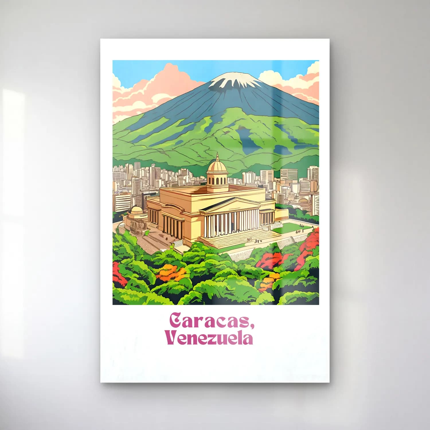 Vintage Poster Japon Şehri cam tablo — Vintage Poster Japon Şehri — vintage poster japon şehri