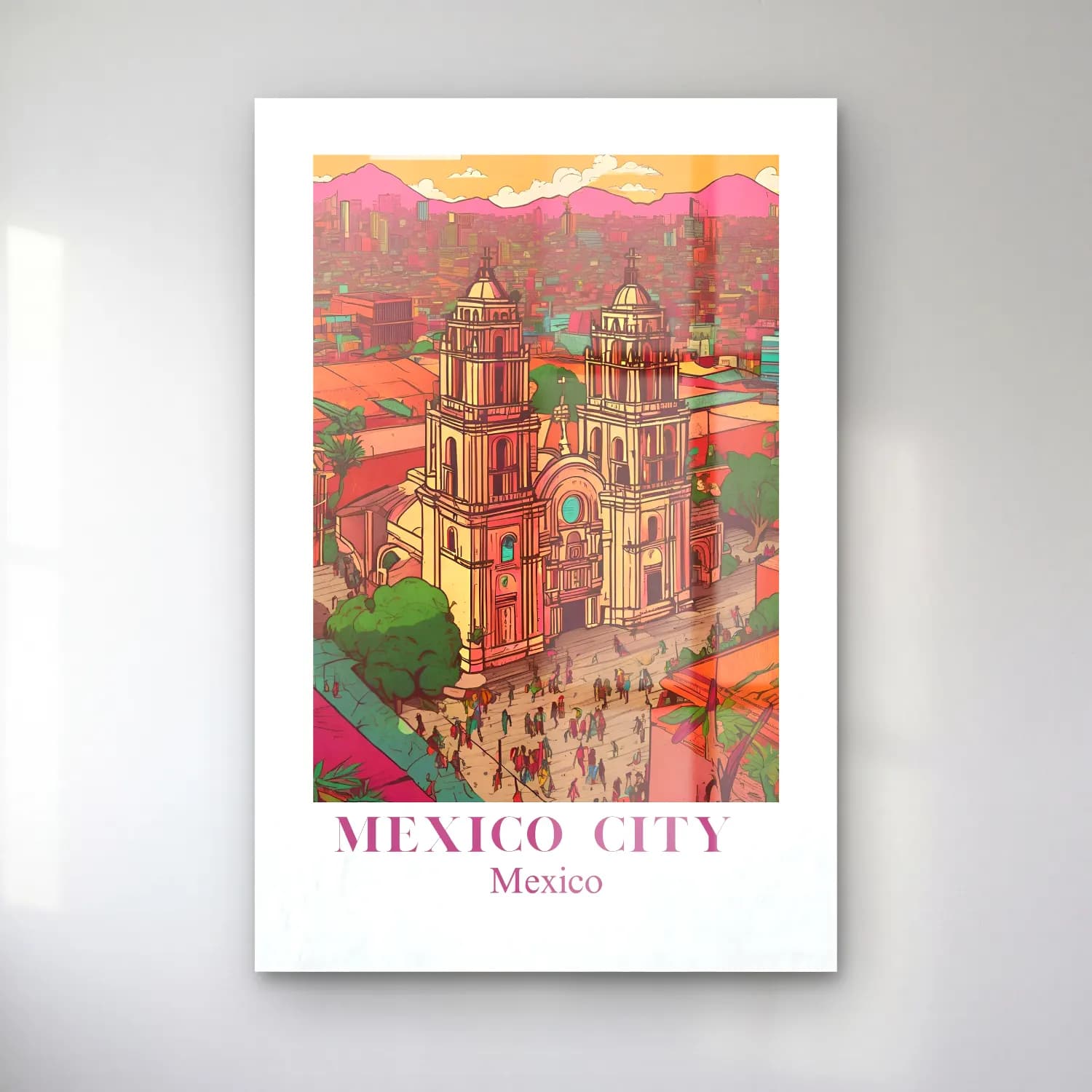 Vintage Poster Katedral No. 7 cam tablo — Vintage Poster Katedral No. 7 — vintage poster katedral
