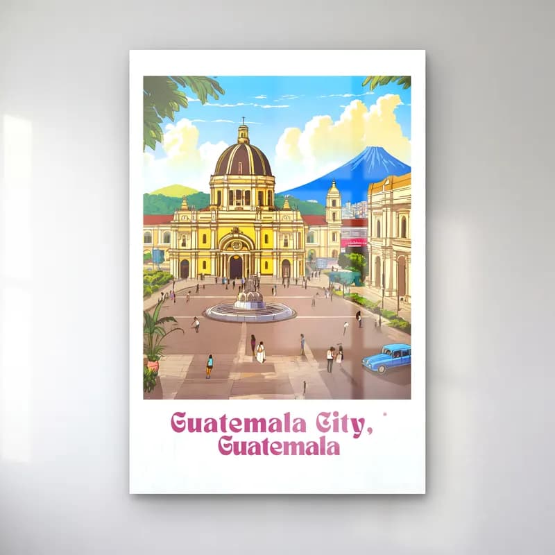 Vintage Poster Katedral No. 10 cam tablo — Vintage Poster Katedral No. 10 — vintage poster katedral
