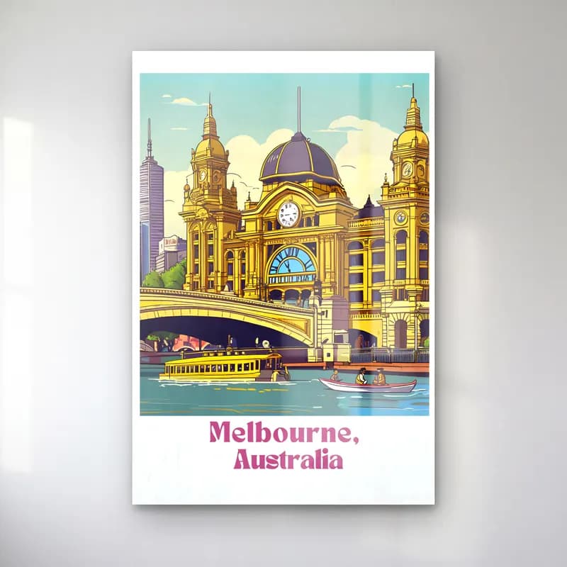 Vintage Poster Katedral No. 16 cam tablo — Vintage Poster Katedral No. 16 — vintage poster katedral