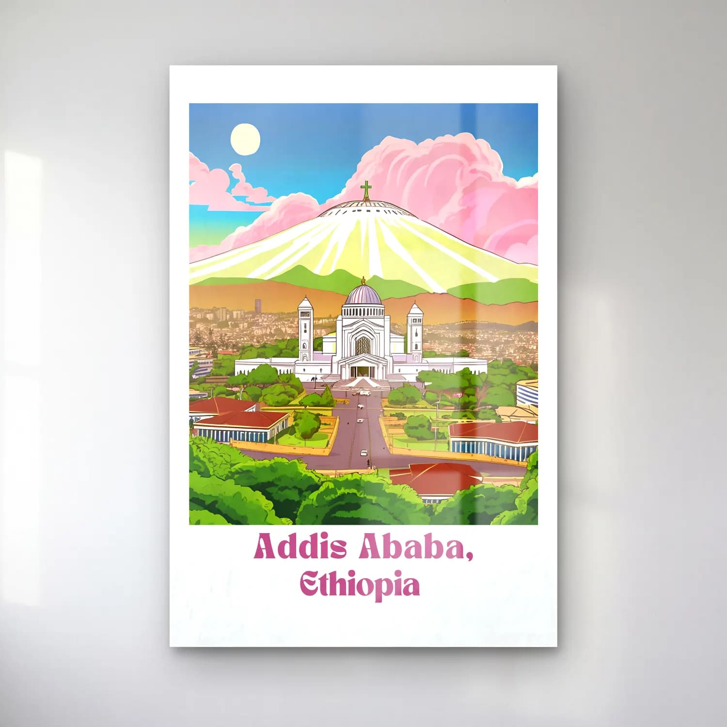 Vintage Poster Katedral No. 17 cam tablo — Vintage Poster Katedral No. 17 — vintage poster katedral