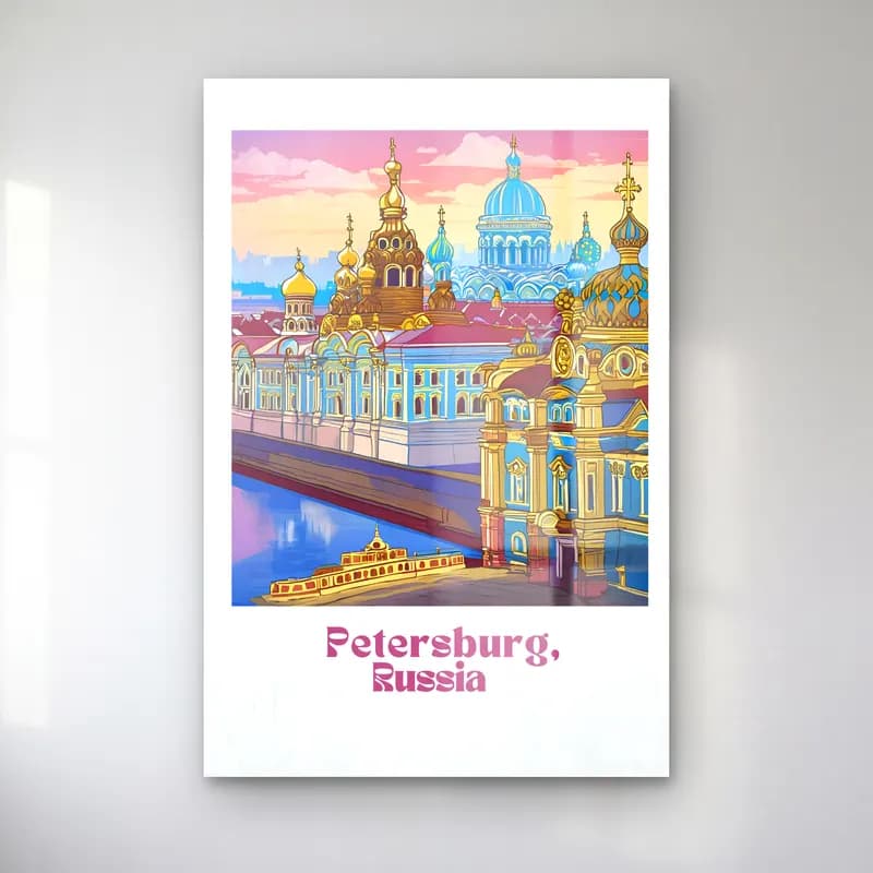 Vintage Poster Katedral No. 19 cam tablo — Vintage Poster Katedral No. 19 — vintage poster katedral