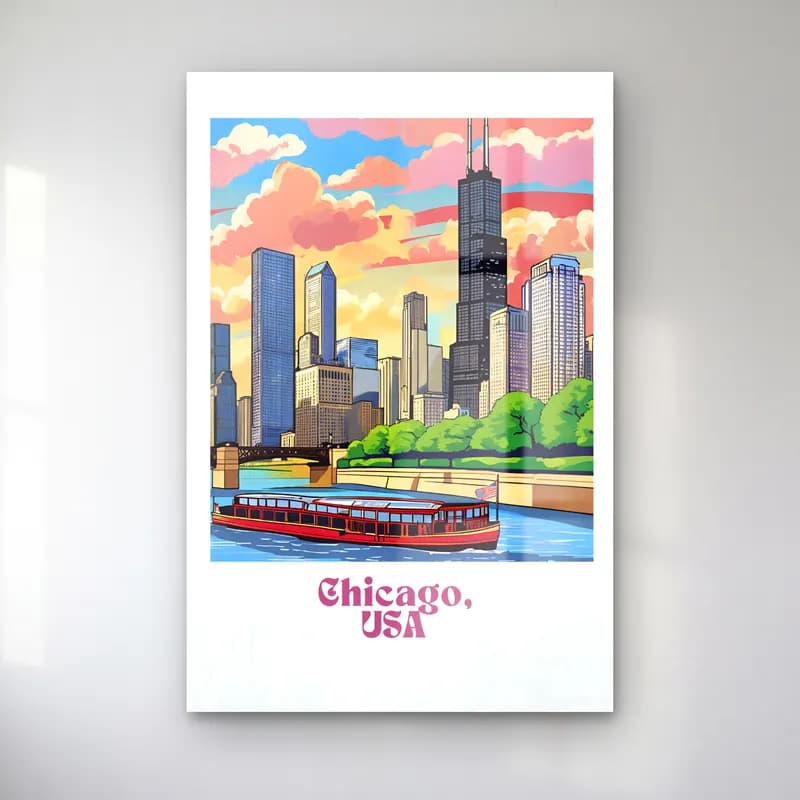 Vintage Poster Liman ve Tekneler No. 12 cam tablo — Vintage Poster Liman ve Tekneler No. 12 — vintage poster liman ve tekneler