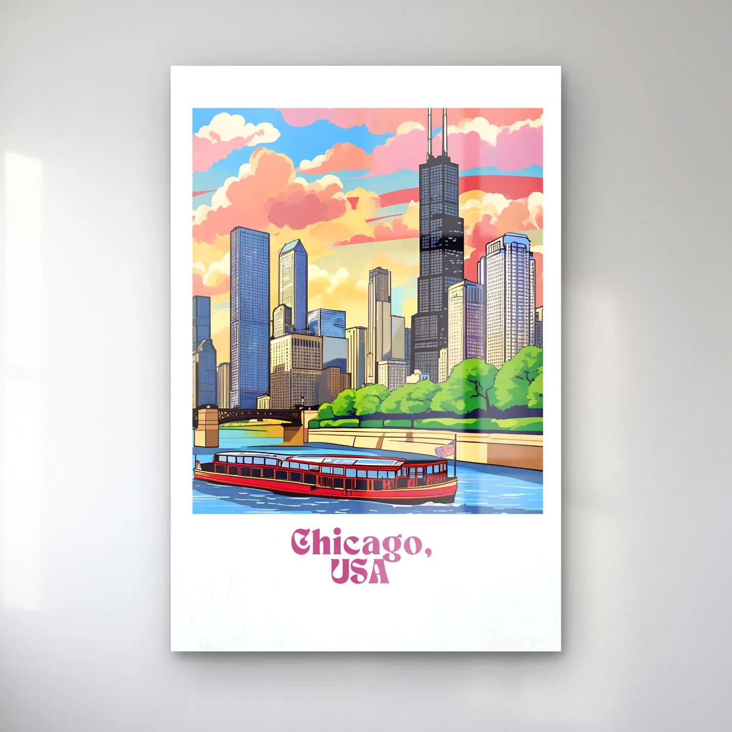 Vintage Poster Liman ve Tekneler No. 12 cam tablo — Vintage Poster Liman ve Tekneler No. 12 — vintage poster liman ve tekneler