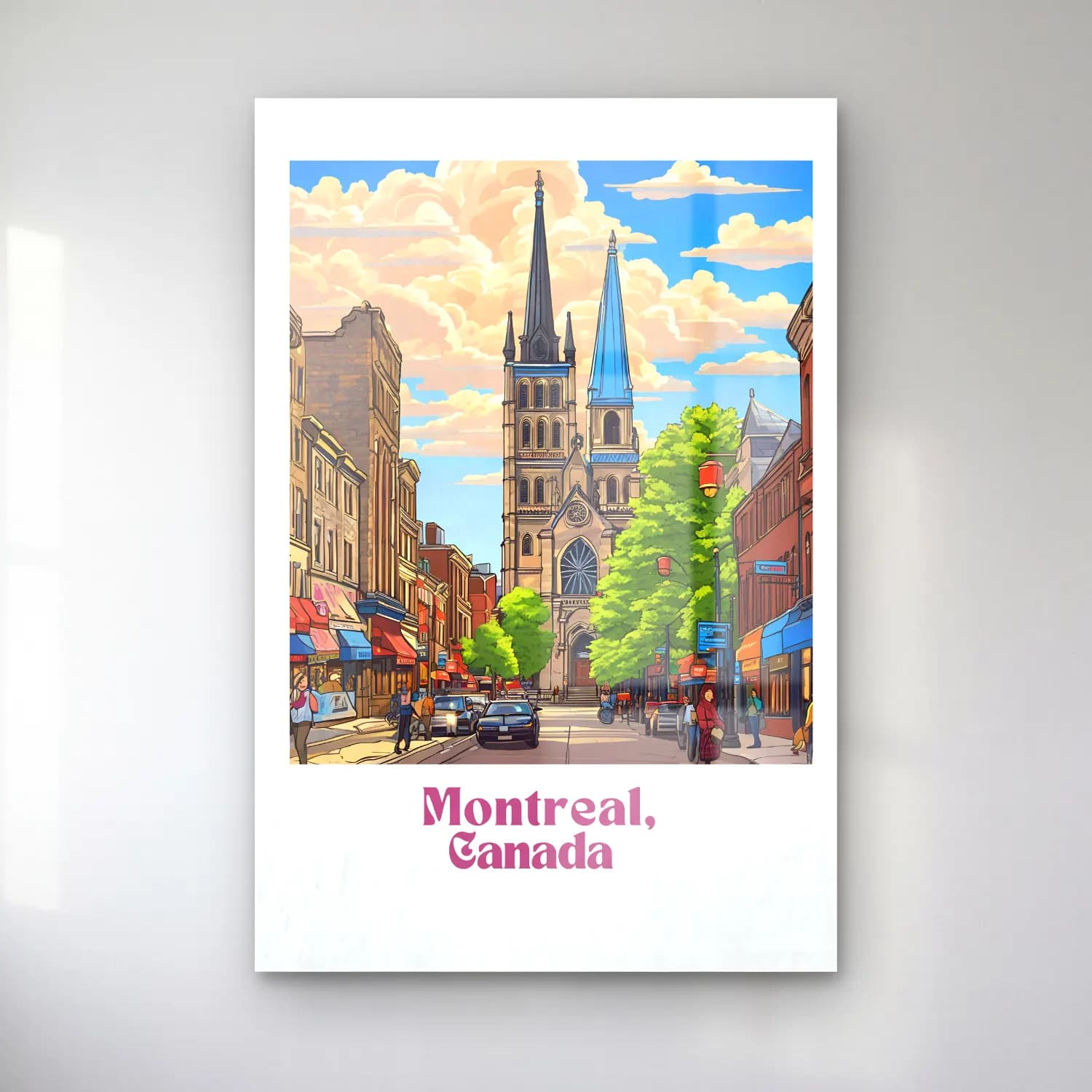Vintage Poster Katedral No. 20 cam tablo — Vintage Poster Katedral No. 20 — vintage poster katedral