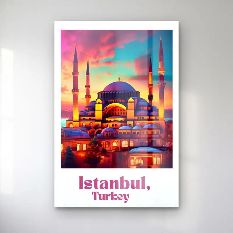 Yağlı Boya İstanbul cam tablo — Yağlı Boya İstanbul — yağlı boya i̇stanbul