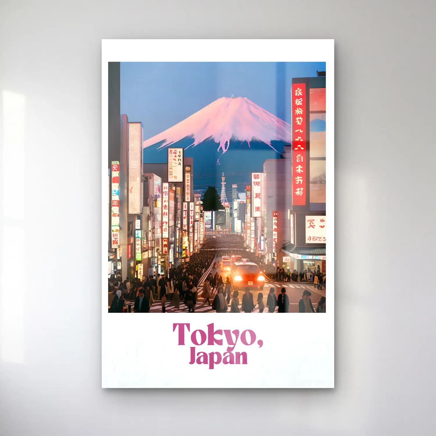 Japon Baskı Japon Şehri No. 37 cam tablo — Japon Baskı Japon Şehri No. 37 — japon baskı japon şehri