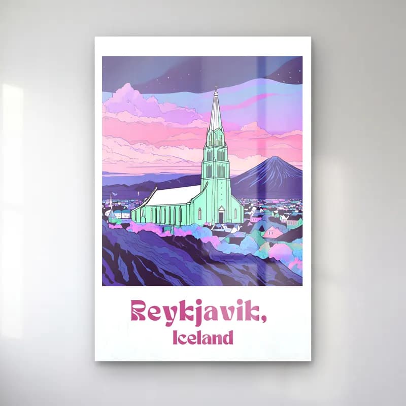 Pastel Katedral No. 8 cam tablo — Pastel Katedral No. 8 — pastel katedral