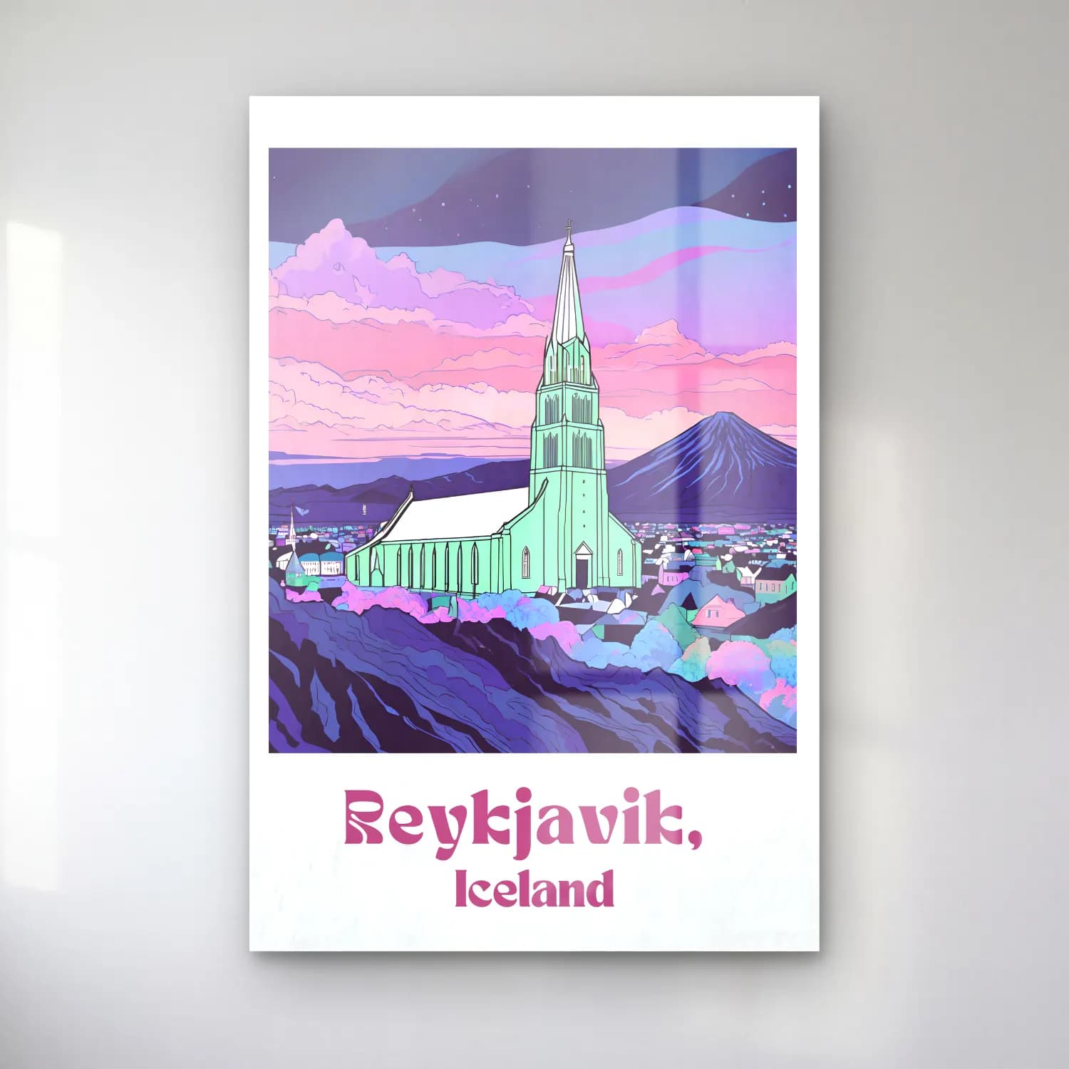 Pastel Katedral No. 8 cam tablo — Pastel Katedral No. 8 — pastel katedral