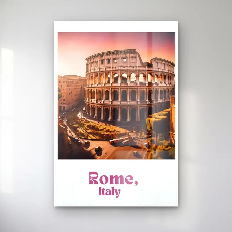 Vintage Poster Roma No. 5 cam tablo — Vintage Poster Roma No. 5 — vintage poster roma
