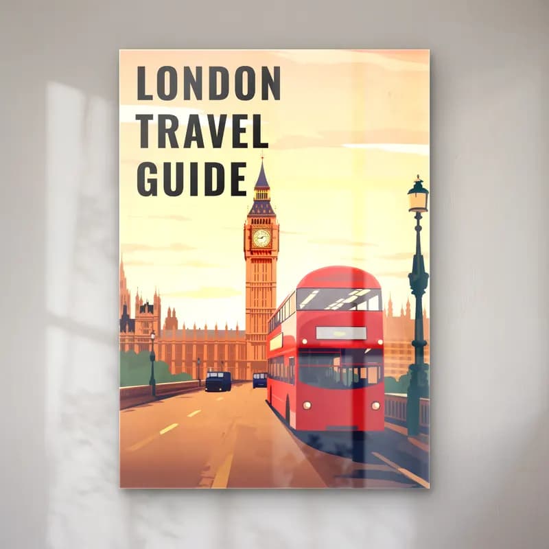 Vintage Poster Londra No. 5 cam tablo — Vintage Poster Londra No. 5 — vintage poster londra