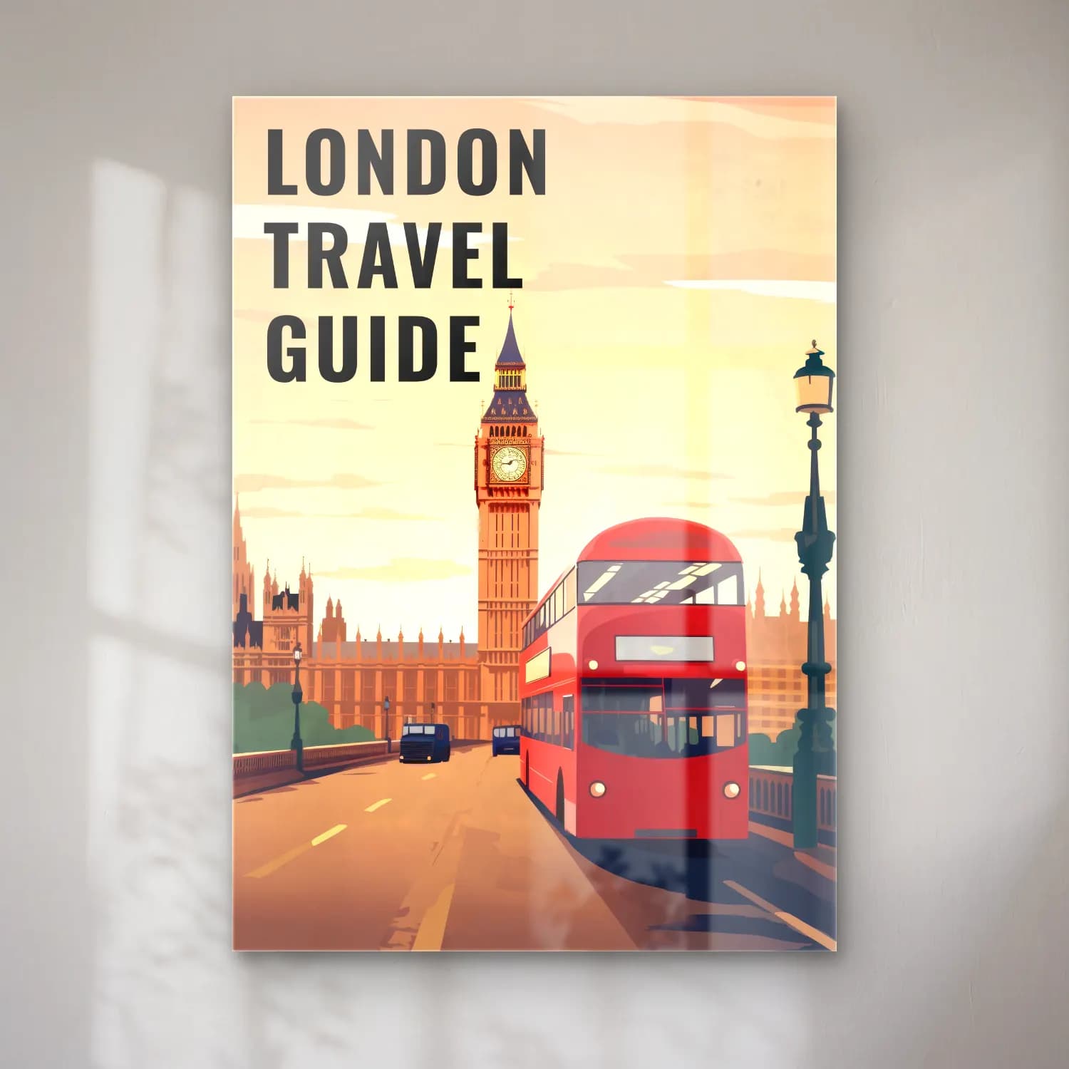 Vintage Poster Londra No. 5 cam tablo — Vintage Poster Londra No. 5 — vintage poster londra