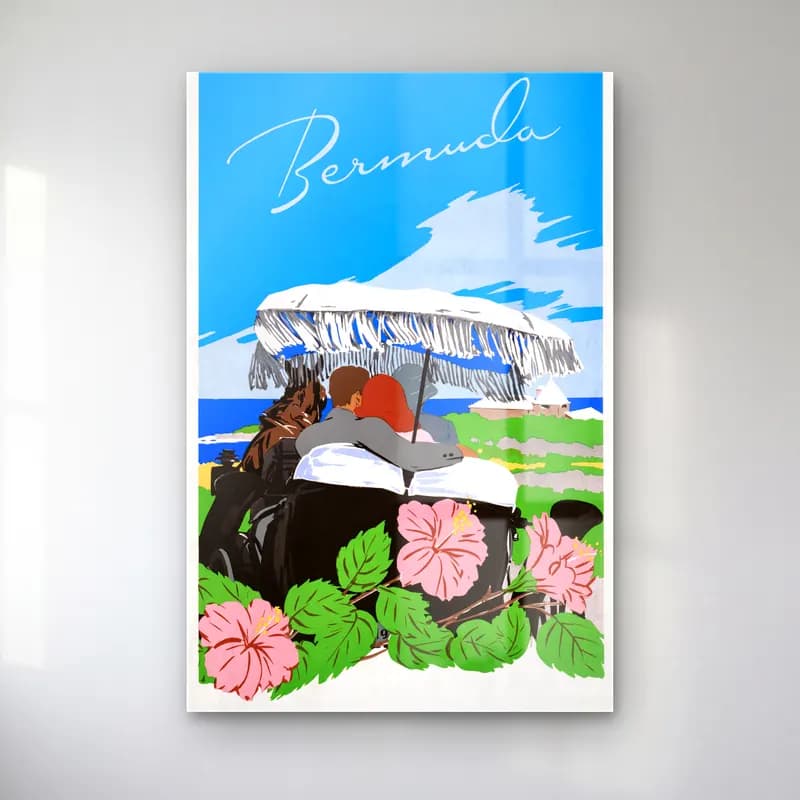 Vintage Poster Sahilde İnsanlar – Siyah Beyaz Tonlar cam tablo — Vintage Poster Sahilde İnsanlar – Siyah Beyaz Tonlar — vintage poster sahilde i̇nsanlar
