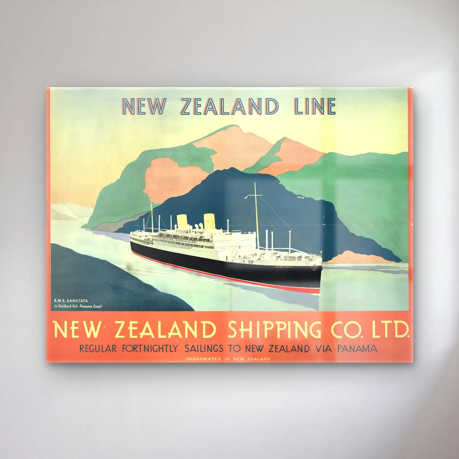 Vintage Poster Tren – Bej Tonlar cam tablo — Vintage Poster Tren – Bej Tonlar — vintage poster tren