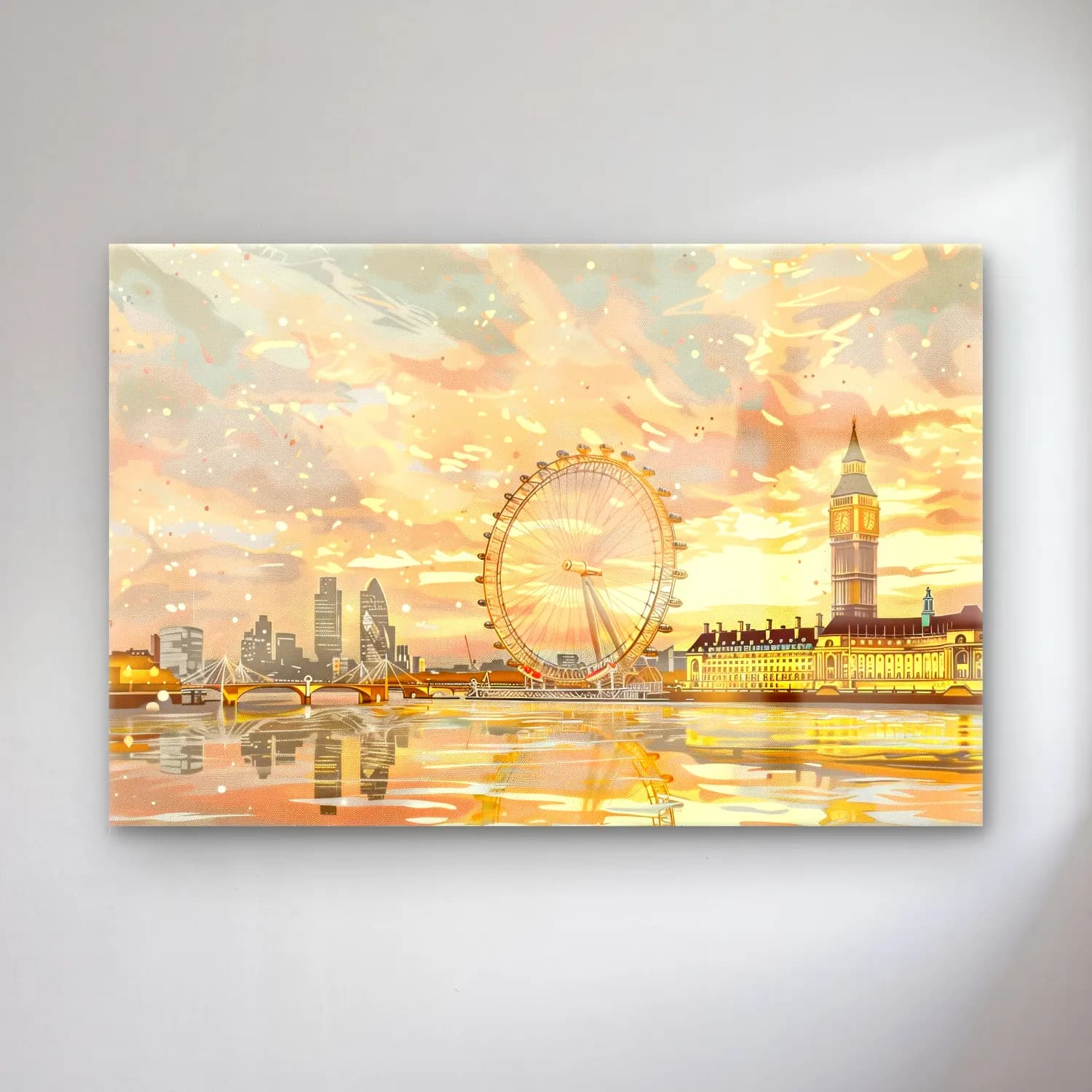 Pastel Londra – Bej Tonlar cam tablo — Pastel Londra – Bej Tonlar — pastel londra