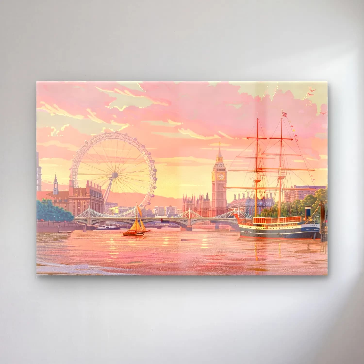 Pastel Londra No. 5 cam tablo — Pastel Londra No. 5 — pastel londra