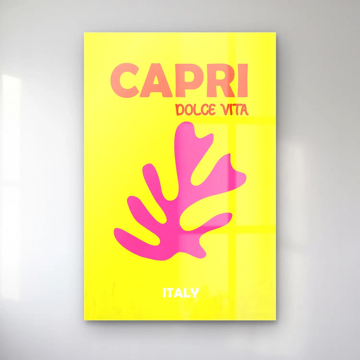 Pastel İtalyan Sahili cam tablo — Pastel İtalyan Sahili — pastel i̇talyan sahili