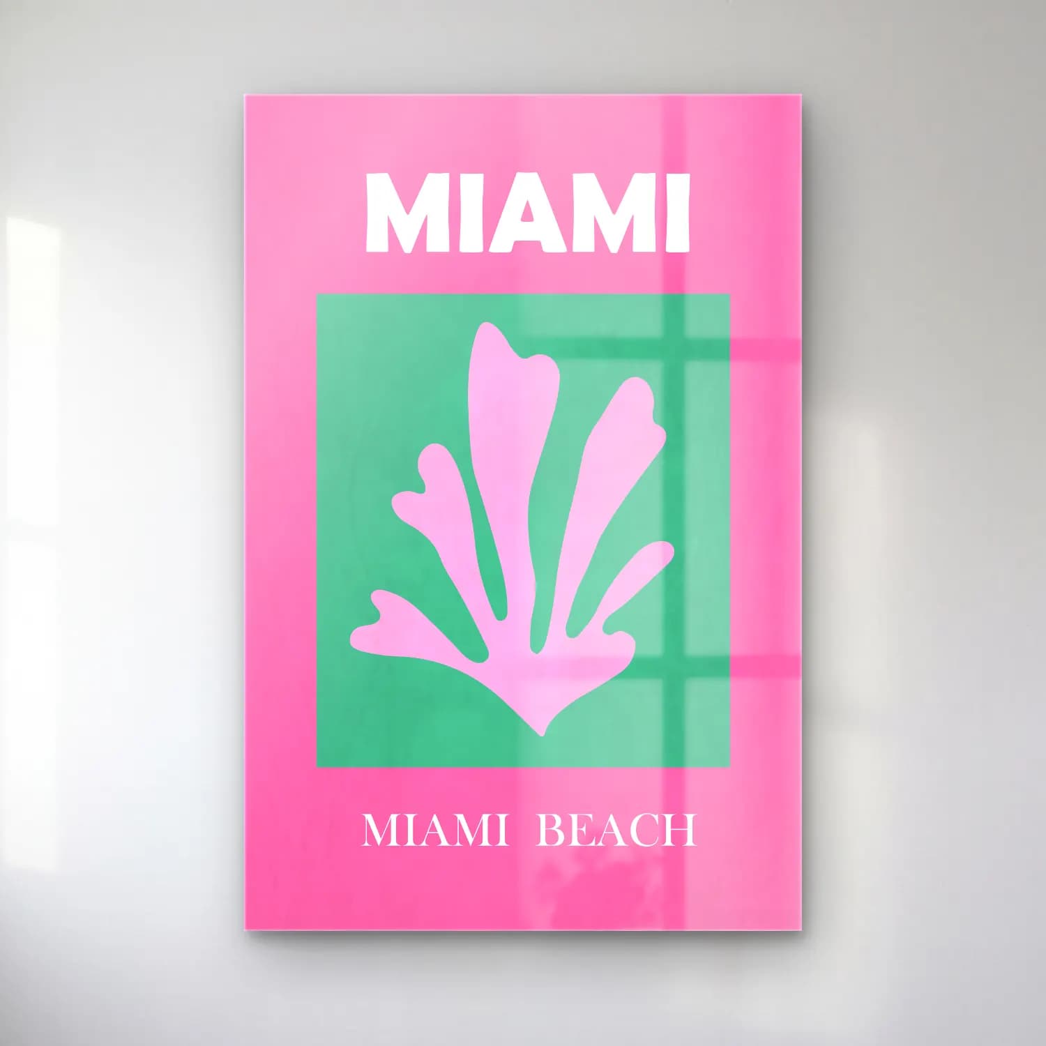 Pastel Flamingo No. 5 cam tablo — Pastel Flamingo No. 5 — pastel flamingo