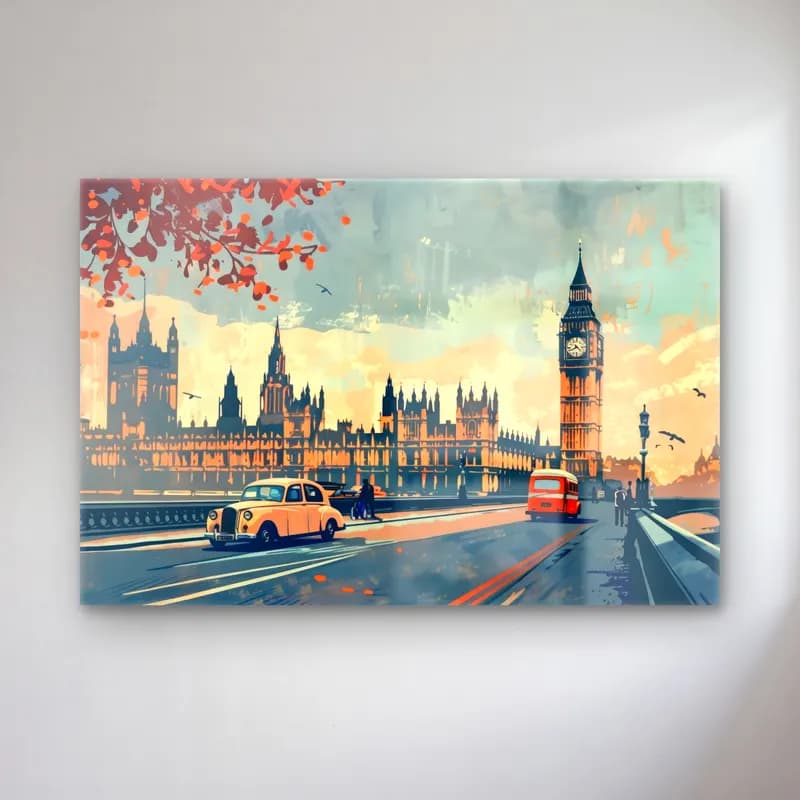 Vintage Londra No. 7 cam tablo — Vintage Londra No. 7 — vintage londra