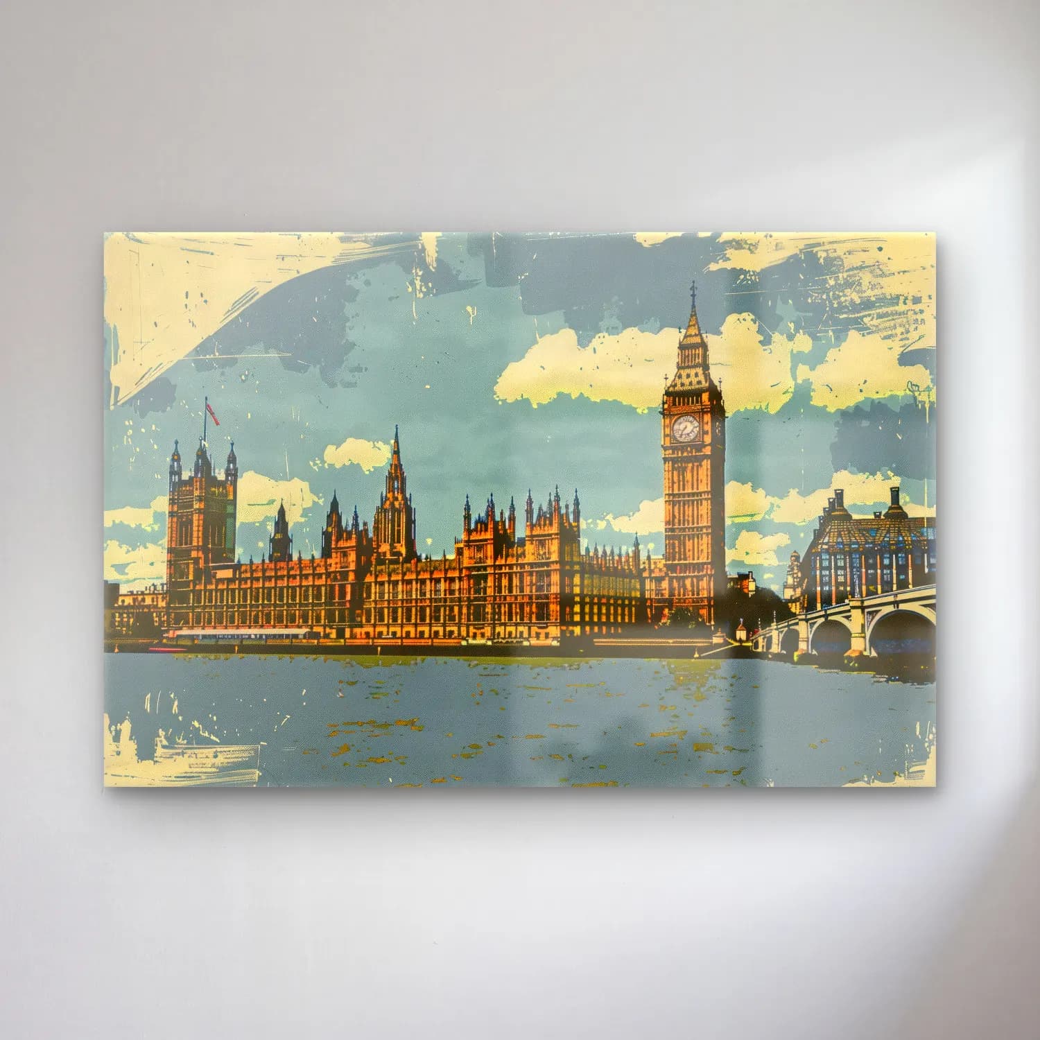 Vintage Londra No. 9 cam tablo — Vintage Londra No. 9 — vintage londra