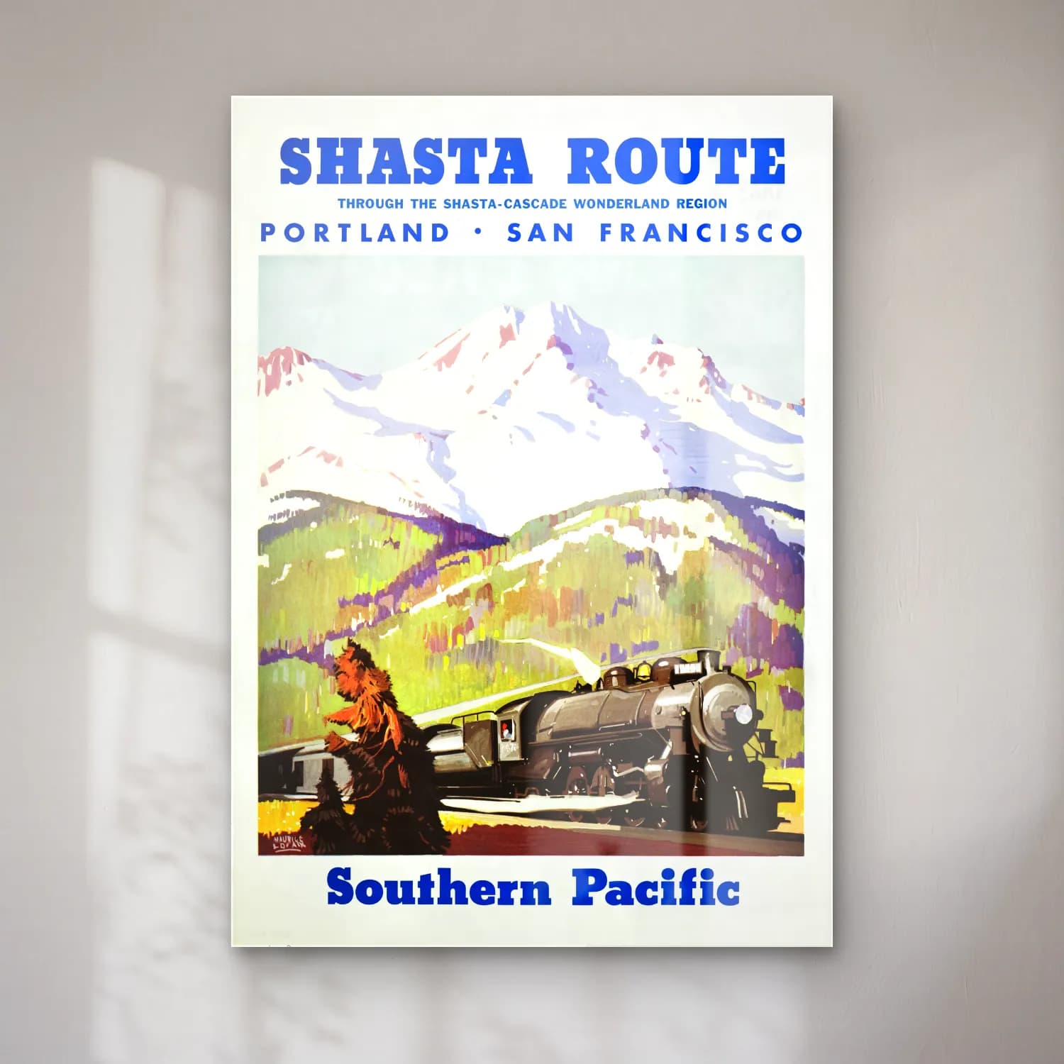 Vintage Poster Tren No. 13 cam tablo — Vintage Poster Tren No. 13 — vintage poster tren