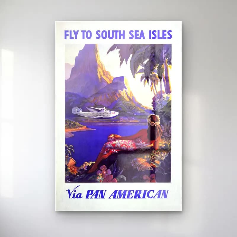 Vintage Poster Uçak – Siyah Beyaz Tonlar cam tablo — Vintage Poster Uçak – Siyah Beyaz Tonlar — vintage poster uçak