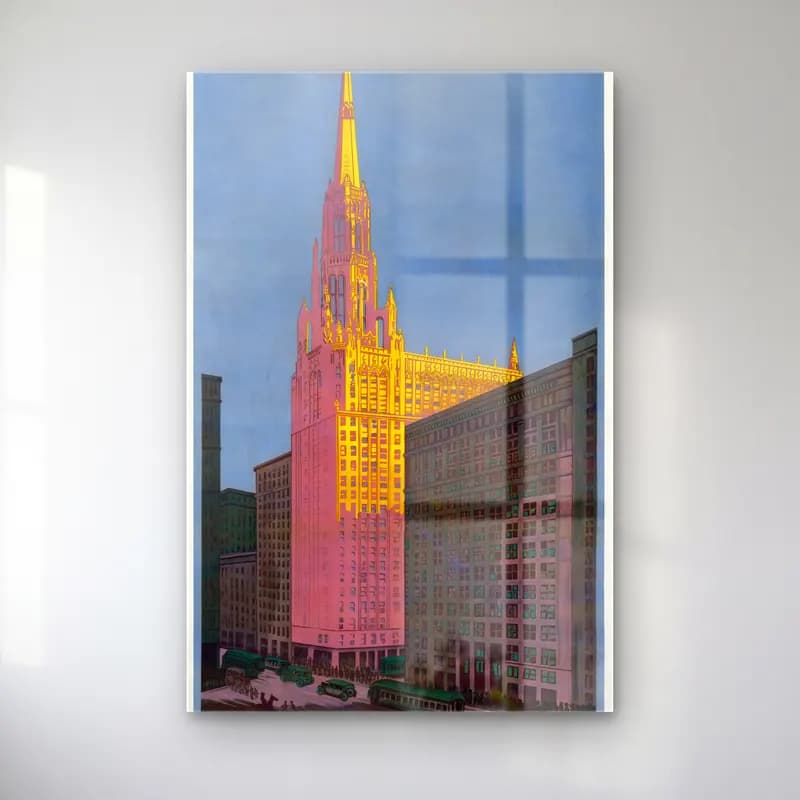 Vintage Poster Katedral No. 26 cam tablo — Vintage Poster Katedral No. 26 — vintage poster katedral