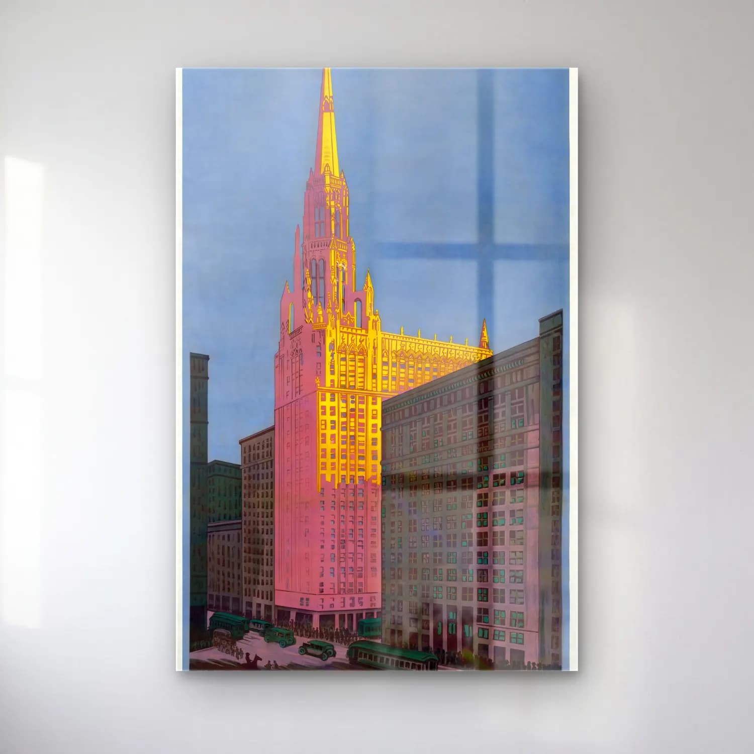 Vintage Poster Katedral No. 26 cam tablo — Vintage Poster Katedral No. 26 — vintage poster katedral