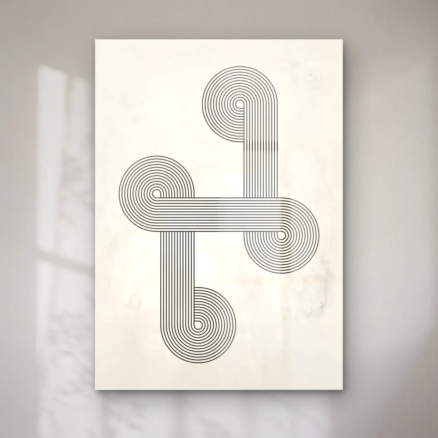 Çizgi Sanatı Geometrik Daireler No. 8 cam tablo — Çizgi Sanatı Geometrik Daireler No. 8 — çizgi sanatı geometrik daireler