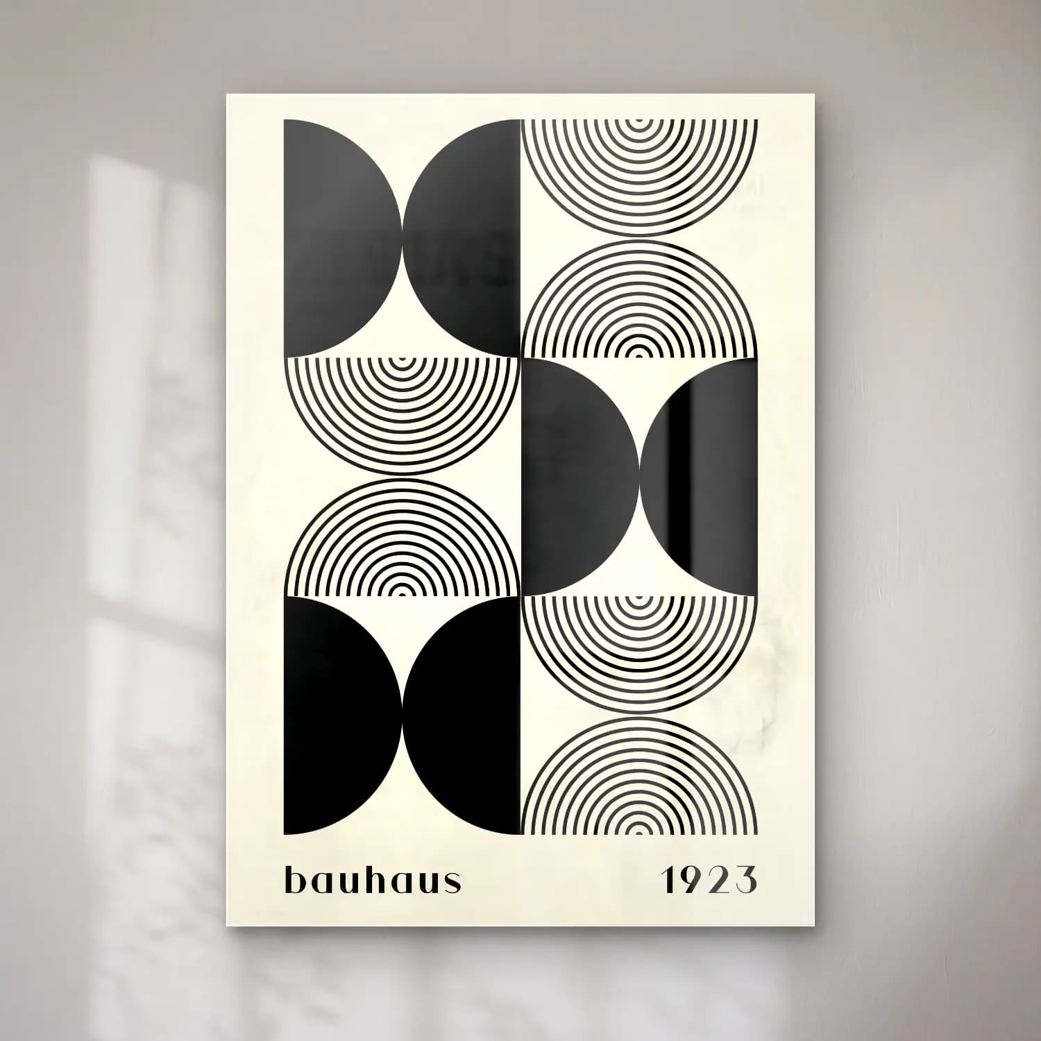 Retro Geometrik Daireler No. 14 cam tablo — Retro Geometrik Daireler No. 14 — retro geometrik daireler