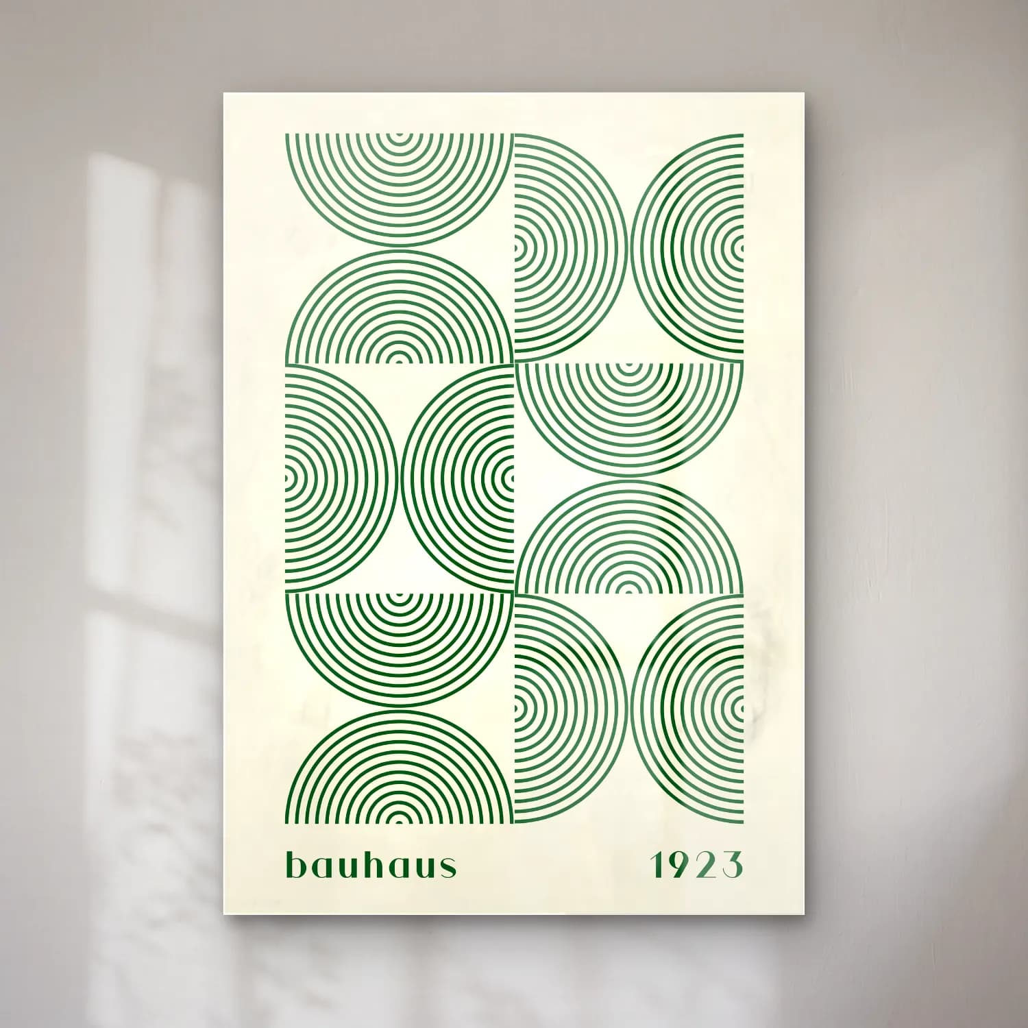 Retro Geometrik Daireler No. 15 cam tablo — Retro Geometrik Daireler No. 15 — retro geometrik daireler