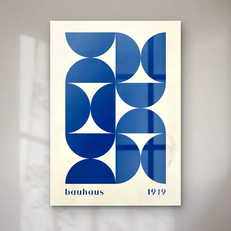 Retro Geometrik Daireler No. 17 cam tablo — Retro Geometrik Daireler No. 17 — retro geometrik daireler