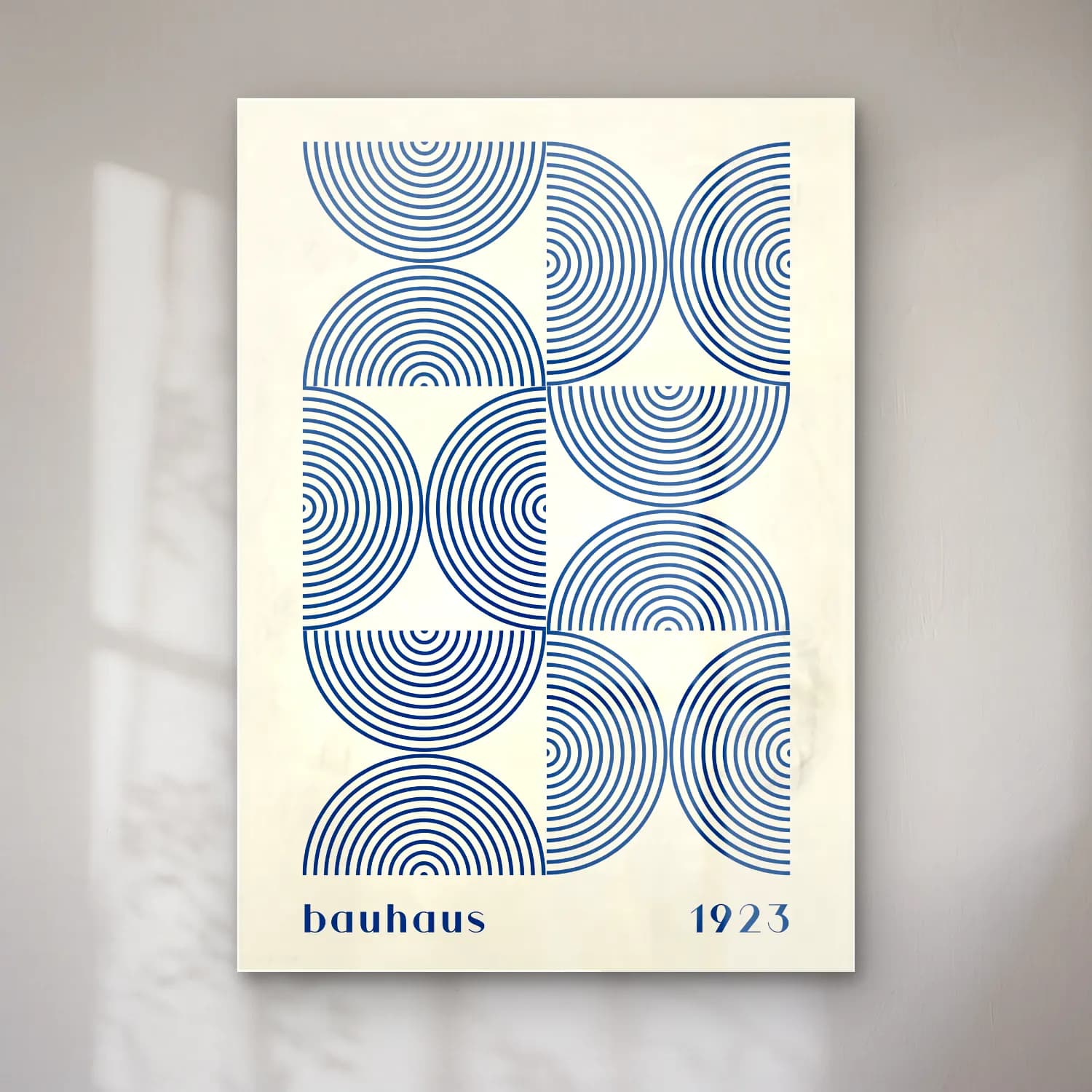 Retro Geometrik Daireler No. 18 cam tablo — Retro Geometrik Daireler No. 18 — retro geometrik daireler